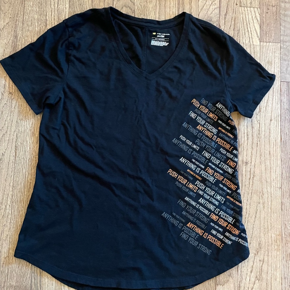Tek Gear Black DryTek Shirt